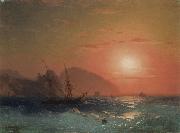 Ivan Aivazovsky View Of The Ayu Dag Crimea France oil painting artist